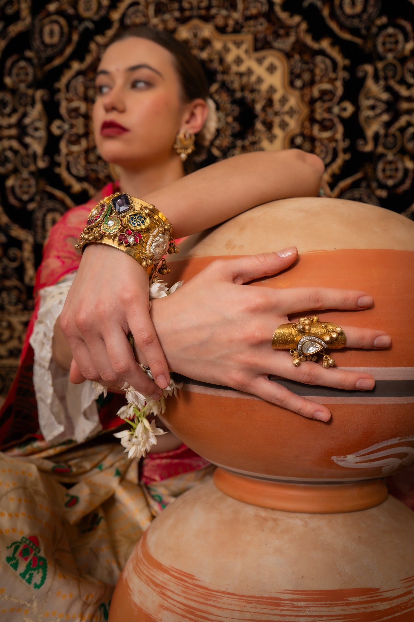Kamal polki Ring