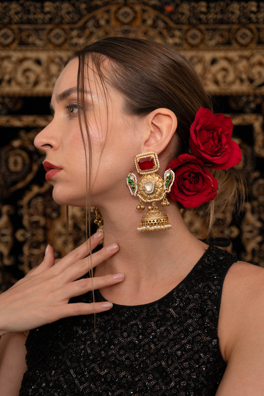Madhubala Jadau Earrings